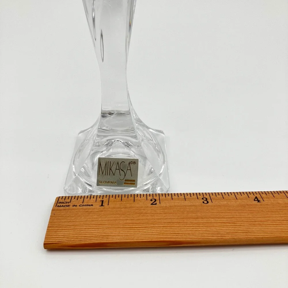 Mikasa Candlestick Holder Lead Crystal 6.5